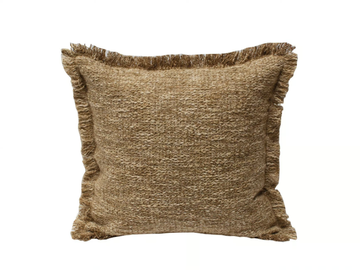 QUINCE - Solid-color square cotton cushion by DÔME DECO - view 2
